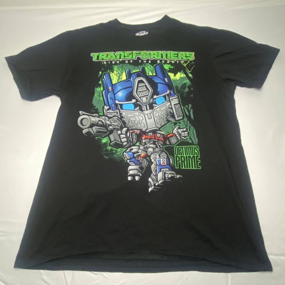 Transformers Rise of the Beasts Shirt Mens Medium Funko Optimus Prime Graphic Te